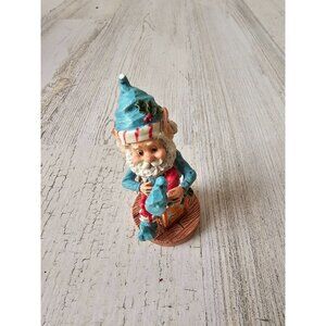 Enesco poopsie AS IS elf shoe black North Pole village figuring Xmas decor as is